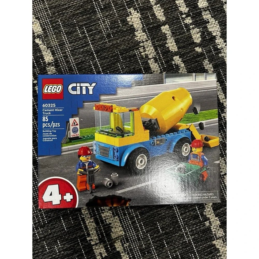 Lego City Cement Mixer Truck 60325 construction worker architect design build